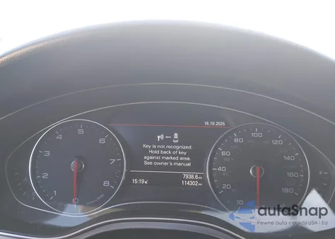 2013 Audi A6 3.0T Premium z USA, uszkodzony, nr VIN WAUGGAFC1DN122129